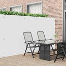 havehegn dobbeltsidet 1,8x3 m PVC hvid