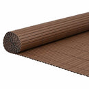 havehegn dobbeltsidet 1,8x3 m PVC brun