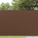 havehegn dobbeltsidet 1,8x3 m PVC brun