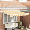 Utrækkelig Markise Gul 250 x 200 cm Stof