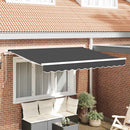 Utrækkelig Markise Antracit 250 x 200 cm Stof