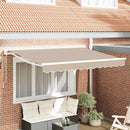 Markiseramme Beige 250 x 200 cm Polyester med PU belægning