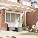 Markiseramme Beige 250 x 200 cm Polyester med PU belægning