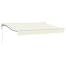 Markiseramme Creme 300 x 200 cm Polyester med PU belægning
