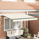 Utrækkelig Markise Creme 300 x 200 cm Stof
