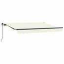 Utrækkelig Markise Creme 300 x 200 cm Stof