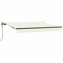 Utrækkelig Markise Creme 300 x 200 cm Stof