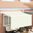 Utrækkelig Markise Creme 300 x 200 cm Polyester og Aluminium