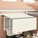 Utrækkelig Markise Creme 300 x 200 cm Polyester og Aluminium