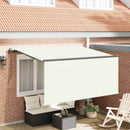 Utrækkelig Markise Creme 300 x 200 cm Stof