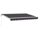 Markiseramme Antracit 300 x 200 cm Polyester med PU belægning