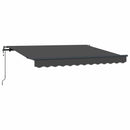 Utrækkelig Markise Antracit 300 x 200 cm Stof