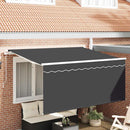 Utrækkelig Markise Antracit 300 x 200 cm Stof