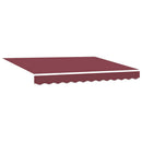 Markiseramme Bordeaux 300 x 200 cm Polyester med PU belægning