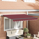 Udtrækkelig markise Bordeaux 300 x 200 cm Stof