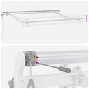 Udtrækkelig markise Bordeaux 300 x 200 cm Stof