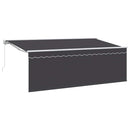 Utrækkelig Markise Creme 350 x 200 cm Polyester og Aluminium