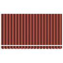 Markiseramme Orange og Sort 350 x 200 cm