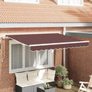 Utrækkelig Markise Brun 350 x 200 cm Stof