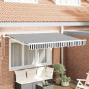 Markiseramme Anthracit og hvid 350 x 200 cm