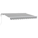 Utrækkelig Markise Antracit 350 x 200 cm Stof