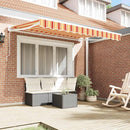 Markiseramme Flerfarvet 350 x 200 cm Polyester med PU belægning