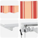 Markiseramme Flerfarvet 350 x 200 cm Polyester med PU belægning