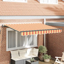Utrækkelig Markise Gul 350 x 200 cm Stof
