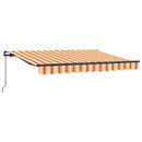Utrækkelig Markise Gul 350 x 200 cm Stof