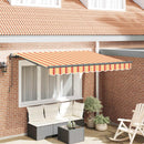 Utrækkelig Markise Gul 350 x 200 cm Stof