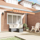 Utrækkelig Markise Gul 350 x 200 cm Stof