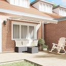 Utrækkelig Markise Beige 350 x 200 cm Stof