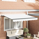 Utrækkelig Markise Hvid 350 x 200 cm Stof