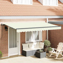 Utrækkelig Markise Creme 400 x 200 cm Stof