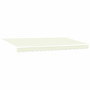 Utrækkelig Markise Creme 400 x 200 cm Polyester og Aluminium