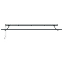 Utrækkelig Markise Antracit 400 x 200 cm Polyester og Aluminium