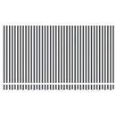 Markiseramme Anthracit og hvid 400 x 200 cm