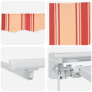 Markiseramme Flerfarvet 400 x 200 cm Polyester med PU belægning