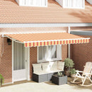 Markiseramme Flerfarvet 400 x 200 cm Polyester med PU belægning