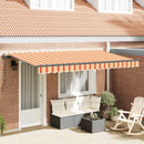Utrækkelig Markise Gul 400 x 200 cm Stof