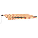 Utrækkelig Markise Gul 400 x 200 cm Stof
