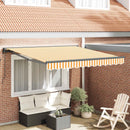 Markiseramme Gul og Hvid 300 x 250 cm