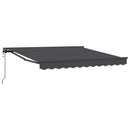 Markiseramme Antracit 300 x 250 cm Polyester med PU belægning