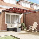 Markiseramme Orange og Sort 300 x 250 cm