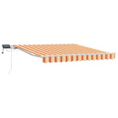 Udtrækkelig markise Gul og orange 300 x 250 cm