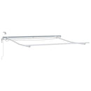 Udtrækkelig markise Rød og Hvid 300 x 250 cm Polyester