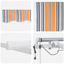 Markiseduge Flerfarvet 300 x 250 cm Polyester