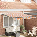 Udtrækkelig markise Flerfarvet 300 x 250 cm