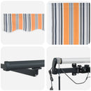 Markiseduge Flerfarvet 300 x 250 cm Polyester