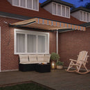 Markiseduge Flerfarvet 300 x 250 cm Polyester